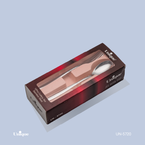 قاشق و چنگال تک استیل UN-5720 - تصویر 1