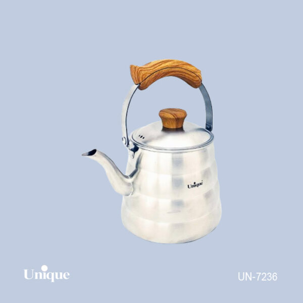 کتری استیل 3.5 لیتر لوله دار کتری استیل 3.5 لیتر لوله دار UN-7236 - تصویر 1