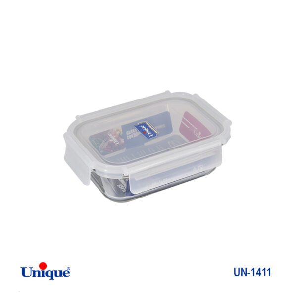 ظرف غذا مستطیل-سایز کوچک UN-1411 - تصویر 1