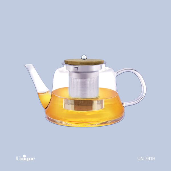 قوری پیرکس 850ML درب بامبو UN-7919 - تصویر 1