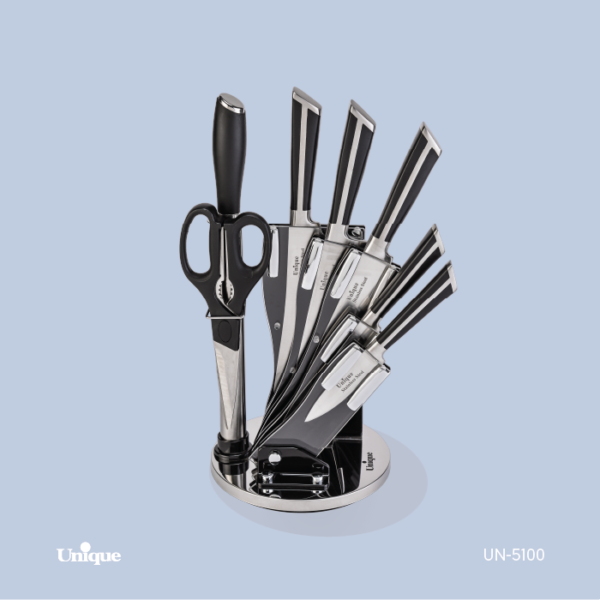 سرویس کارد 8 پارچه پروانه UN-5100 - تصویر 1