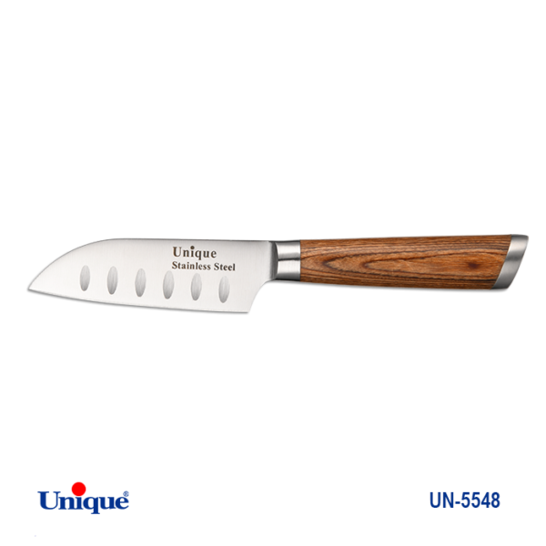 کارد تک آشپزخانه 4" (دسته چوب) UN-5548 - تصویر 1