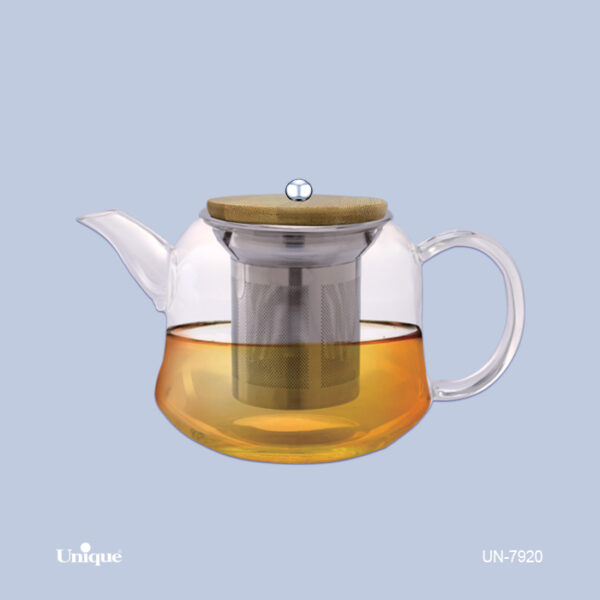 قوری پیرکس 800ML درب بامبو UN-7920 - تصویر 1