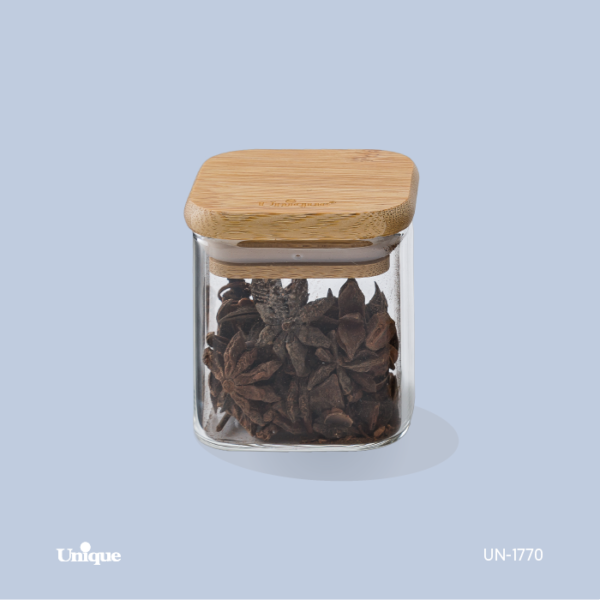 ادویه درب چوبی مربع 6 سانت ادویه درب چوبی مربع 6 سانت UN-1770 - تصویر 1