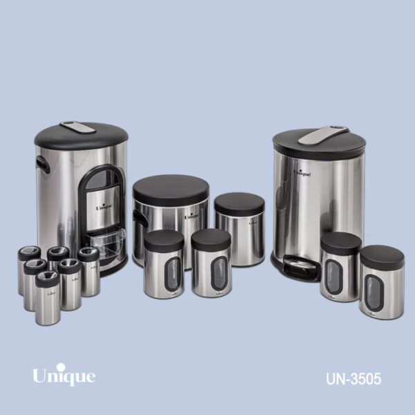 سرویس14پارچه استیل UN-3505 - تصویر 1