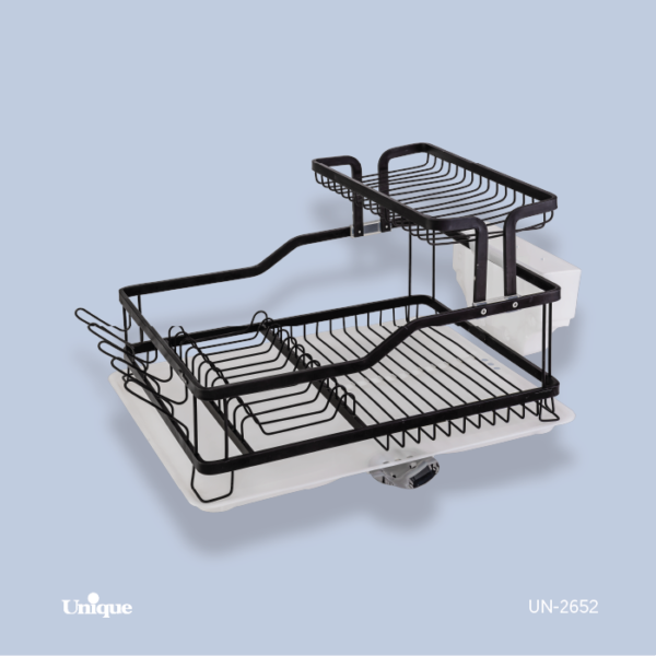 جاظرفی 1/5 طبقه آلومینیوم مشکی UN-2652 - تصویر 1