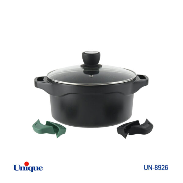 قابلمه 24گرانیت دسته سیلیکون هلیوس UN-8926 - تصویر 1