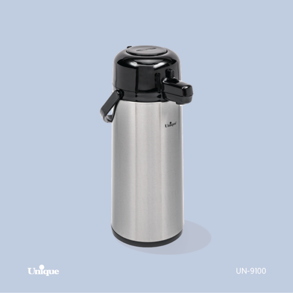فلاکس 2/5 لیتر پمپی شیشه دار UN-9100 - تصویر 1