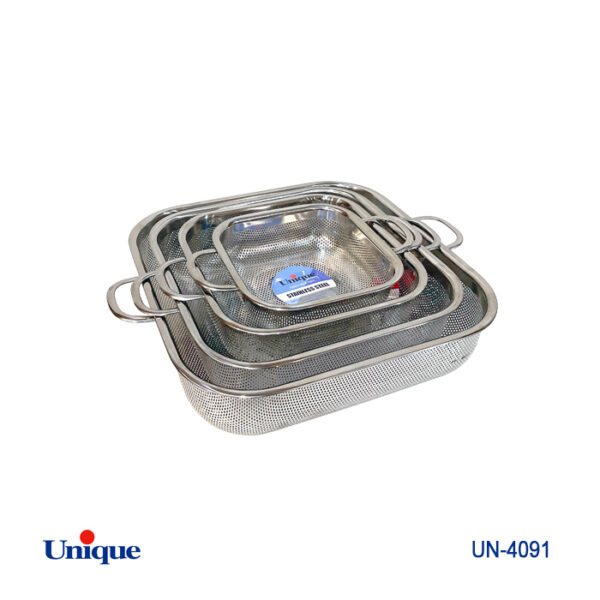 سبد استیل سینکی4 سایز UN-4091 - تصویر 1