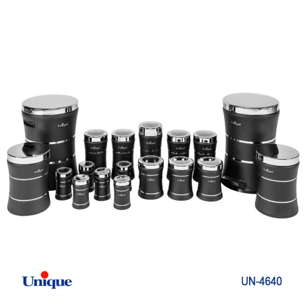 18 کمرباریک سنباده ای مشکی درب استیل UN-4640 - تصویر 1